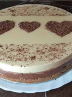 Una foto de Tarta de 3 chocolates