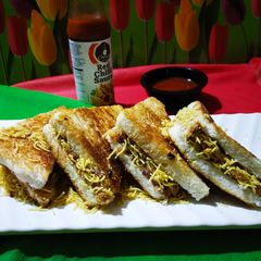 Dabeli Sweet Potato Sandwich A picture of Dabeli Sweet Potato Sandwich.
