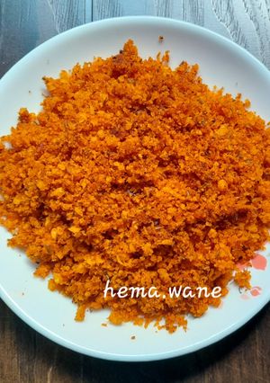 A picture of Dry coconut chatani.