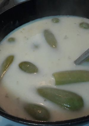 صورة لوصفة كوسا باللبن
