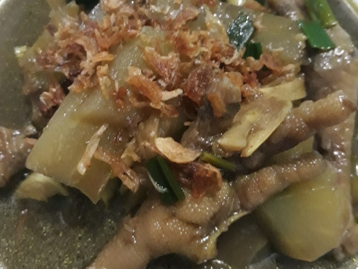 Resep Labu Siam Ceker Bumbu Rawon yang Bisa Manjain Lidah