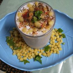 A picture of Masala boondi chaas.