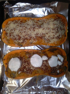 Una foto de Calabaza rellena
