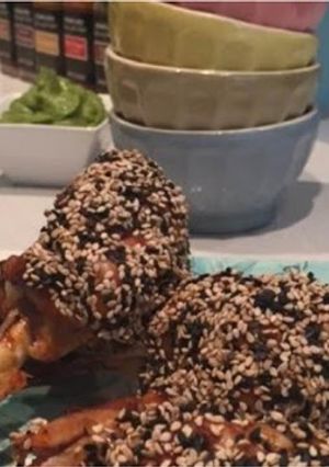 Una foto de Patitas de Pollo al horno con Barbacoa