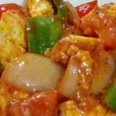 A picture of Capsicum paneer.