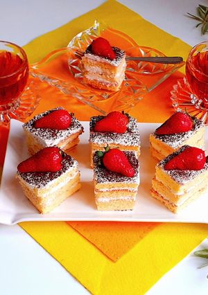 عکسی از دستور شیرینی تر برشی با ریز جزئیات و شرح کامل