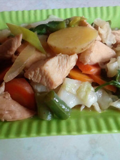 Foto resep Tumis ayam sayur sederhana