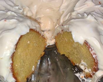 Fresh, Serving Recipe Lemon Cake with Lemon Zest Cream Cheese Icing Delicious and Healthy