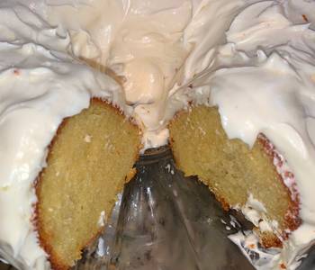 Unique Cuisine Lemon Cake with Lemon Zest Cream Cheese Icing Very Delicious