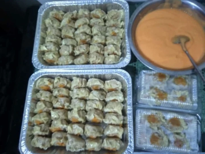 Cara Simple Menyiapkan Resep  Siomay Ayam Udang Saus Mentai yang Bisa Manjain Lidah, Bikin Ketagihan