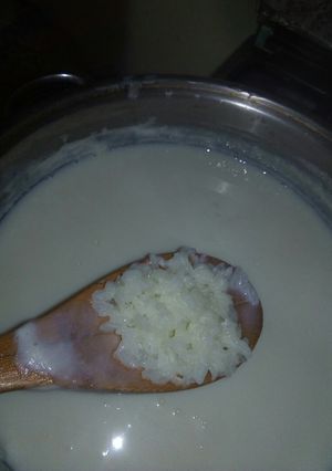 صورة لوصفة رز بحليب غنم