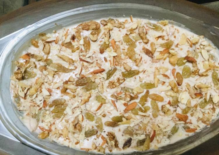 Recipe of Speedy Dry fruits Rabri
