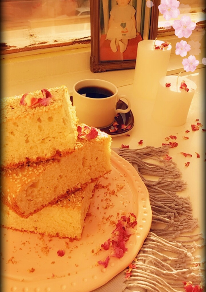 عکسی از دستور کیک ارده و کنجد