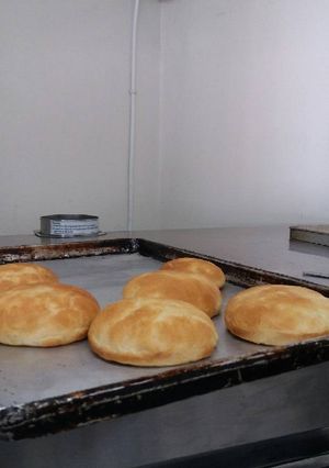 Una foto de Pan para hamburguesa