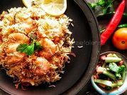 Gambar nasi beriani guna serbuk rempah