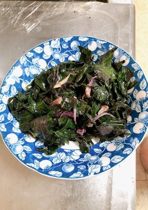 麻油紅鳳菜 的食譜成品照片