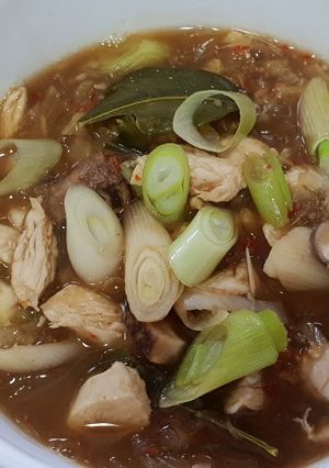 รูปของ ต้มเส้นแกงร้อนอกไก่ (อาหารคลีน)