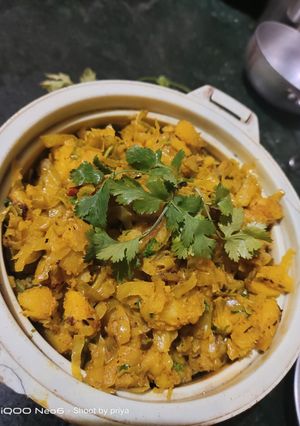 पत्ता गोभी की सब्जी रेसिपी मुख्य फोटो