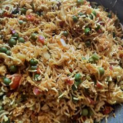 A picture of Mix veg Pulao.