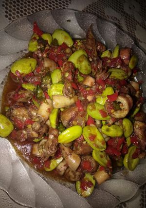 Foto resep Cumi asin pete