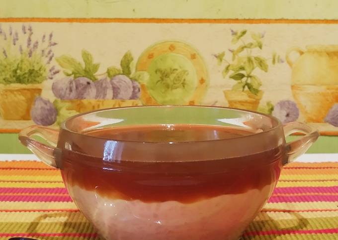 Рисовый заварной пудинг с солёной карамелью