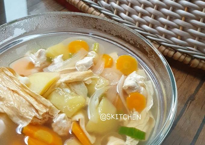 Resep Sup Kembang Tahu Oleh Skitchen Cookpad