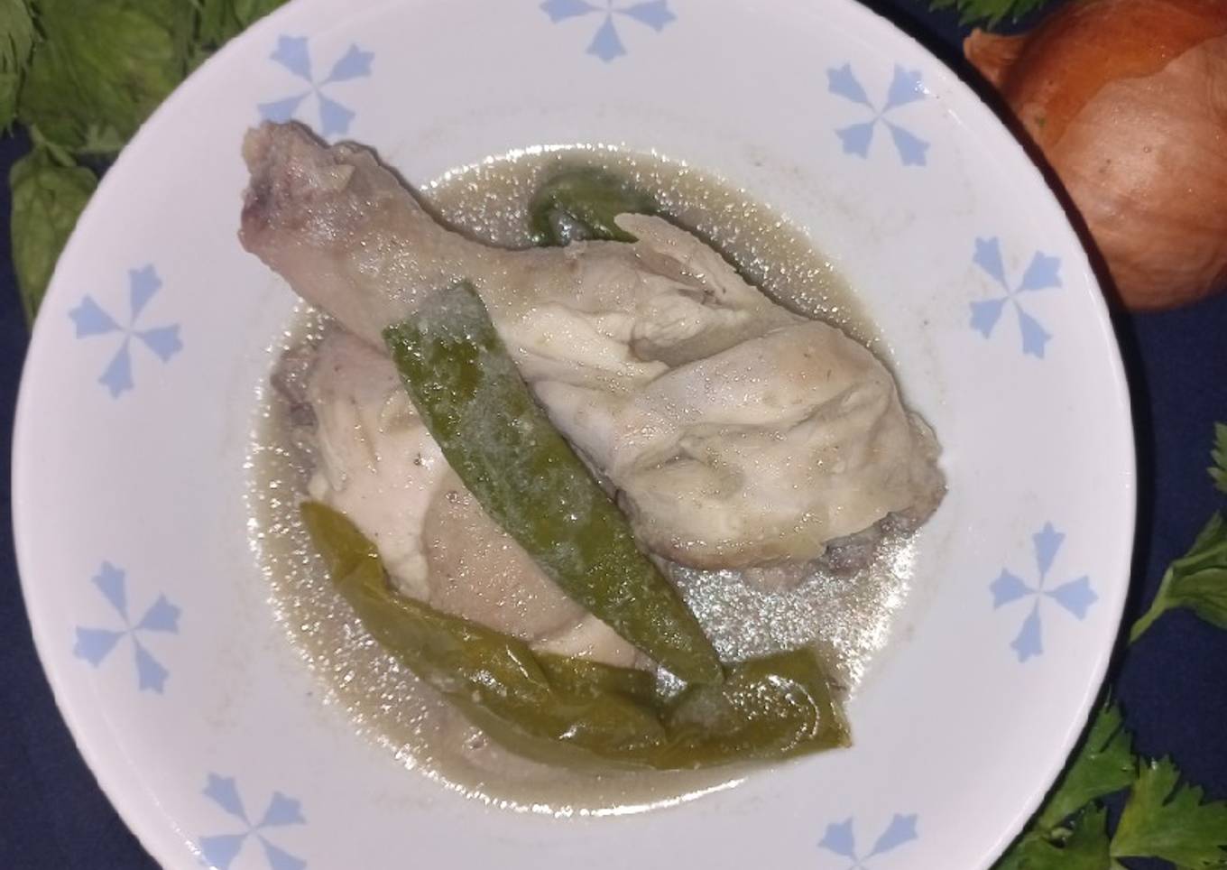 Sup Ayam Cabai Hijau