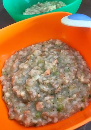 Foto resep Bubur Tim Santan Gurih mpasi