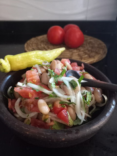 Una foto de Ensalada de Porotos a la Chilena