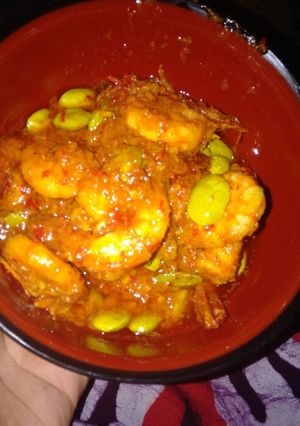Foto resep Sambel asam udang petai