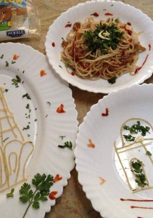 A picture of Cheeky Cheesy Spaghetti.