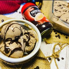 A picture of Mocha fudge ice cream.