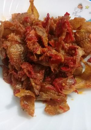 Foto resep Balado ikan asin hot🔥