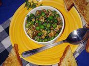 A picture of boiled vegetables indian recipes