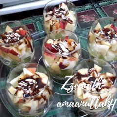 A picture of Chocolate Drizzled Apples.