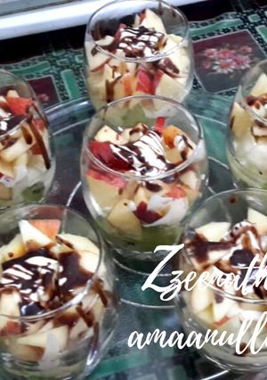 A picture of Chocolate Drizzled Apples.