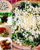 Pizza fresca de verano