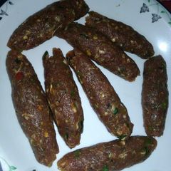 Seekh Kabab without seekh A picture of Seekh Kabab without seekh.