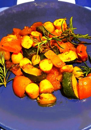 Foto di Zucchine in padella con Wiener Würtstchen di Francoforte