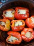 Chintomas rellenos de carne de res al vapor a la Mario, s