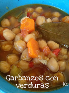 Una foto de Garbanzos con verduras (crockpot)