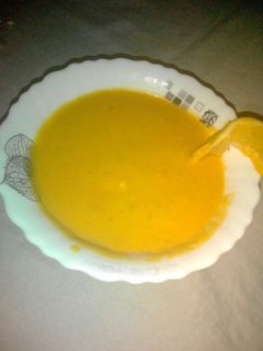 صورة لوصفة حساء اليقطين