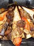 Abanico de berenjenas al horno