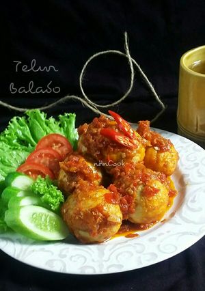 Foto resep Telur Balado + tips supaya tdk meledak saat digoreng