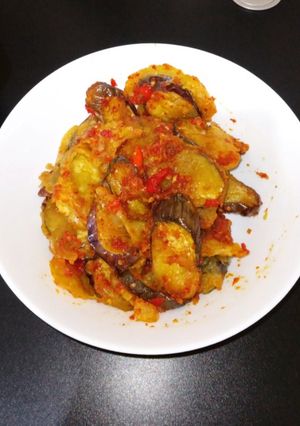 Foto resep Terong crispy pedas