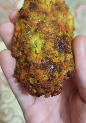 عکسی از دستور کتلت سبزیجات خوشمزه