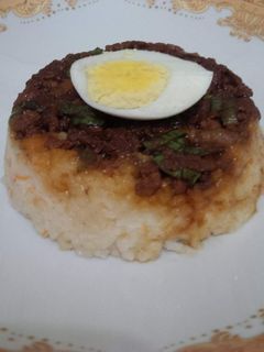 Foto resep Nasi Tim Wortel Daging Sapi