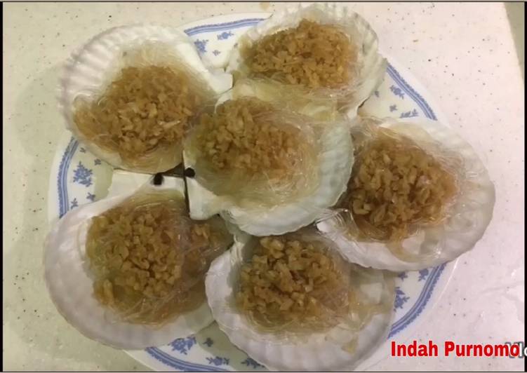 RECOMMANDED! Resep STEAM SCALLOPS / KERANG