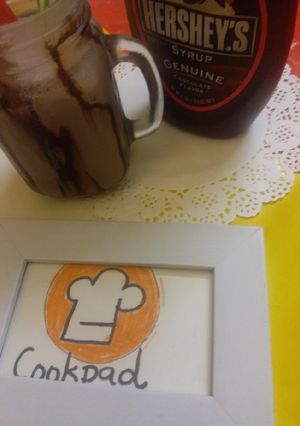 A picture of Hershey's thick shake.