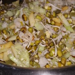 A picture of SproutedMoong fruits Salad.